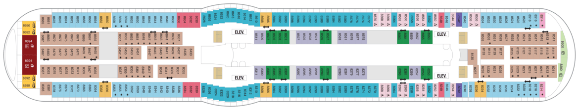 Royal Carribbean Deck plan Adventure of the Seas DECK08.png